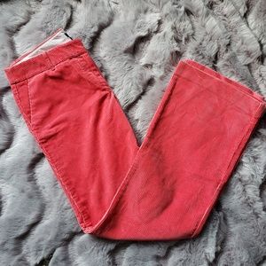 NWT J.Crew Corduroy Coral Pants